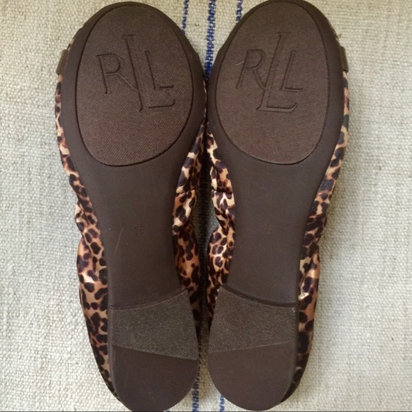 RALPH LAUREN New! Leopard Print Ballet Flats - Picture 3 of 6
